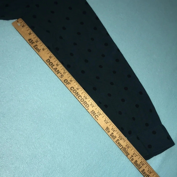 OLD NAVY the tunic shirt polka dots half button up collar button cuffs size XL - Picture 6 of 9